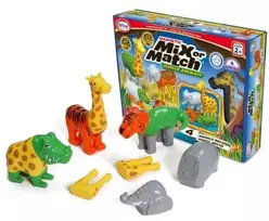 Popular Playthings Magnetiniai Gyvūnų Rinkinys Mix or Match Įvairiaspalvis