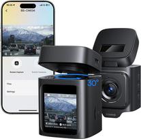 Baseus Vaizdo registratorius, automobilinė kamera „PrimeTrip VD1 Pro GPS 4K“ – juoda
