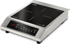 CASO „ProChef 3500“ mobilioji vienvietė indukcinė viryklė, 3500 vatų, temperatūra 60–240 °C, viryklė su laikmačiu ir šilumos palaikymo funkcija, 12 galingumo lygių, nerūdijančio plieno korpusas, skirta 12–28 cm skersmens puodams
