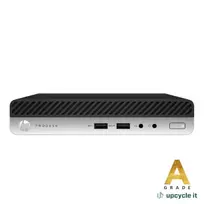 Upcycle IT HP ProDesk 400 G4 DM Desktop Mini PC - Intel Core i5-7500T, 8GB RAM, 256GB SSD, Windows 10 Pro, Juoda