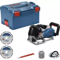 BOSCH PowerTools belaidis sieninis griovelių pjūklas GNF 18V-40 Professional Solo, 18 V (mėlynas/juodas, be akumuliatoriaus ir įkroviklio, L-BOXX dėžutėje)