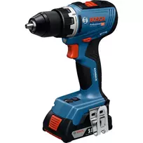 BOSCH Professional GSR 18V-65 belaidis gręžtuvas-suktuvas, bešepetėlis, 2x 5.0 Ah Li-Ion, L-BOXX, rankinių įrankių rinkinys