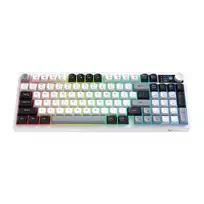 ONIKUMA MT902 2.4G Wireless Gaming Keyboard (Black and White)