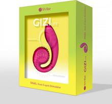 Vibratorius Snail Vibe SVibe GIZI Lite dviguba G-taško ir klitorio stimuliacija