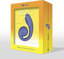 Vibratorius SVibe GIZI Lite dvigubas G-taško stimuliatorius sultinga mėlynė