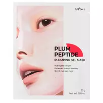 Isntree - Plum Peptide Plumping Gel Mask - Stangrinamoji ir Išlyginamoji Gelinė Veido Kaukė - 30g