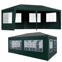 Sodo paviljonas prekybos palapinė 3x6 m + 6 šoninės sienelės