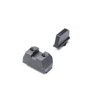 DTF Analog Sights High Glock Gen 5 MOS Black On Black Mechaninių taikiklių rinkinys