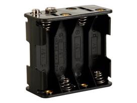 BATTERY HOLDER FOR 8 x AA-CELL (WITH SNAP TERMINALS)