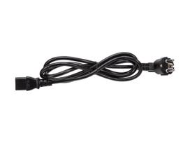 POWER CORD BLACK CEE 7/7 90° + C13 - L=1.5 m - 3G1.0 mm²
