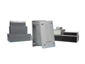 MOULDED PROJECT BOX - DARK GREY - 90 x 50 x 24 mm