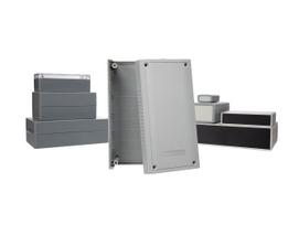 MOULDED PROJECT BOX - DARK GREY - 190 x 100 x 60 mm