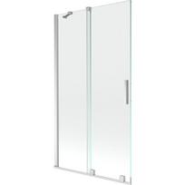 Mexen Velar dviejų dalių vonios ekranas su stumdomomis durimis 100 x 150 cm, skaidrus, chromas - 896-100-000-01-01