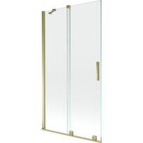 Mexen Velar 2 dalių slankiojantis vonios ekranas 100 x 150 cm, permatomas, auksinis - 896-100-000-01-50