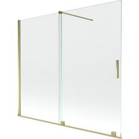 Mexen Velar vonios apsauginė 2-durų stumdoma 180 x 150 cm, skaidri, auksinė - 896-180-000-01-50