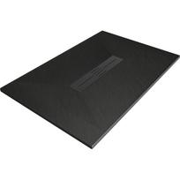 Mexen Toro stačiakampė dušo padėklas SMC 140 x 90 cm, juodas, juoda apdaila - 43709014-B