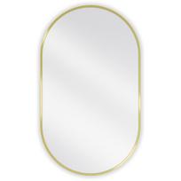 Mexen Loft ovalus vonios veidrodis 85 x 50 cm, aukso rėmas - 9851-085-050-000-50