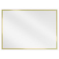 Mexen Loft stačiakampis vonios kambario veidrodis 70 x 50 cm, auksinis rėmas - 9852-070-050-000-50