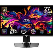 Monitor|MSI|26.5 "|2560 x 1440 pixels|Wide Quad HD|Native aspect ratio 16:9|QD-OLED|Flat|MAG271QPQD-OLEDX28