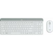 Klawiatura + mysz Logitech Logitech MK470 klawiatura Dołączona myszka Uniwersalne RF Wireless QWERTY British English White | 920-009203 | 5099206086593