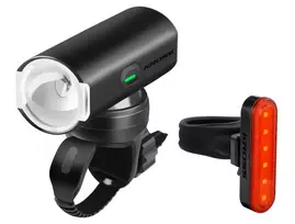 KROSS PHOTON / 500/10 lm / USB-C / įkraunamų žibintų komplektas
