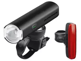KROSS NOVA / 950/50 lm / USB-C / pakraunamų žibintų komplektas