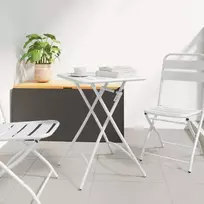 Bistro stalas Balta 55 x 55 x 72,5 cm Miltelinis plienas