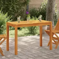 Sodo valgomojo stalas, 110x55x75cm, akacijos medienos masyvas