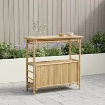 Lauko baro stalas Natūrali 110 x 50 x 105 cm Bambukas