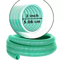 SA000-15025 - PVC siurbimo žarna 1", 1,5", 2", 3", 3/4" – Ilgis 3,75 m 2"
