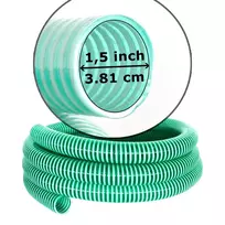 SA000-15025 - PVC siurbimo žarna 1", 1,5", 2", 3", 3/4" – Ilgis 3,75 m 1,5"