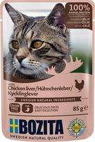 Bozita Chicken liver Chunks in jelly - wet cat food - 85g