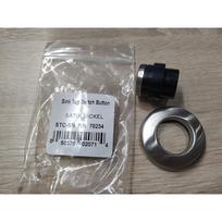 Maisto atliekų smulkintuvas ISE Brushed Steel Button