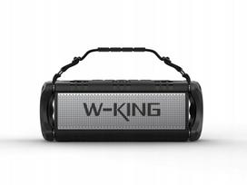 Belaidis „Bluetooth“ garsiakalbis „W-KING D8“, juodos ir sidabrinės spalvos