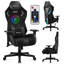 Huzaro Combat 7.6 RGB Black žaidimų kėdė su ventiliatoriumi