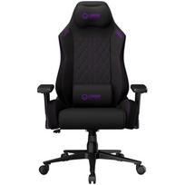 LORGAR CHA41, Ergonomic Gaming Chair Advanced, premium anti-stain fabric, Black/purple