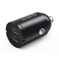Orico MiniRing 30W 2x USB-C Car Charger - Black
