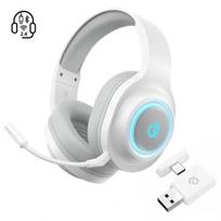 QCY Heroad V200 Tri-Mode Gaming Headphones with 7.1 Sound, 240h Battery, and Detachable Microphone