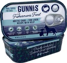 Gunnis - Toppers Arctic Char & Cod Liver with Seaweed - 127 g