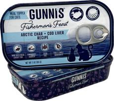 Gunnis - Toppers Arctic char & Cod Liver, Cat - 85 g