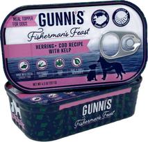 Gunnis - Toppers Herring & Cod with Seaweed - 127 g