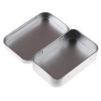 95 * 60 * 20 mm metalinis skardinis apverčiamas saugojimo dėžutės dėklas, skirtas monetų saldainių raktams