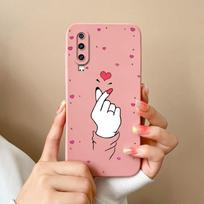 Suitable For Huawei P30 P40 P60 Y5 Y6 Y7 Y9 Y9A Fashion Creative Love Phone Case Liquid Silicone Anti Drop Full Protective Shell For Huawei Soft Cover Huawei P30