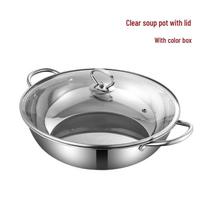 Diruin Stainless Steel Double-Handle Hot Pot