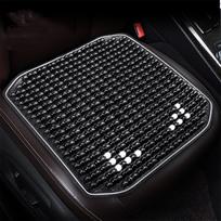 Automobilio karoliukų sėdynės užvalkalas 4 - Universalus - Ergonomiškas kvėpuojantis paminkštinimas One Size juoda