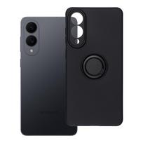 SILIKONINIS ŽIEDAS dėklas telefonui SAMSUNG S25 Edge juodas