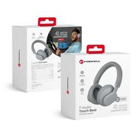 FORCELL F-AUDIO Touch Beat belaidės ausinės bluetooth ANC pilkos