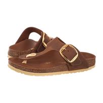 Birkenstock Gizeh Big Buckle Cognac Leather Oiled 1018785 (BK413-a) šlepetės