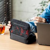 SANWA Travel Portable Bag, Cable And Power Cord Storage Pouch, Charger And Electronic Accessory Organizer Bag, Lucky Red