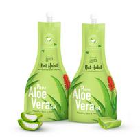Nat Habit Pure Aloe Vera Face Gel Natural Oil Free Moisturizer For Hydrated Healthy Skin And Conditioning Hair Care 80GX PACK OF 2